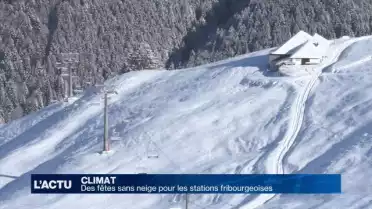 Des fêtes sans neige pour les stations fribourgeoises