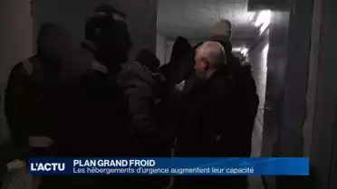 Plan grand froid: les places pour sans-abris augmentent
