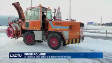 Le froid polaire perturbe la circulation routière