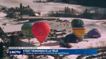 C'est Vendredi à La Télé au pays des montgolfières