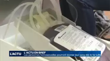 Les homosexuels pourront donner leur sang