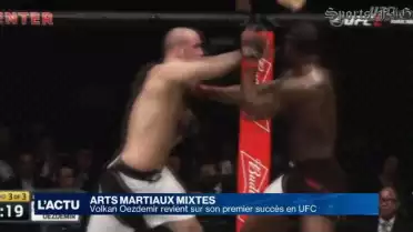 Combat:Volkan Oezdemir revient sur son premier succès en UFC
