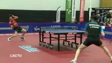 Les finalistes de l'Open de tennis de table de Lausanne