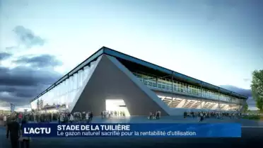 Stade de la Tuilière : Gazon naturel sacrifié
