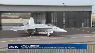 Les vols seront plus nombreux autour de la base de Payerne