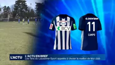 Sondage en ligne pour choisir le maillot du Lausanne-Sport