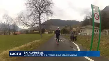 Ski-alpinisme: Derniers moments à Ollon/VD pour Maude Mathys
