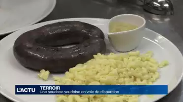 Une saucisse vaudoise en voie de disparition