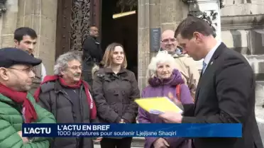1000 signatures pour soutenir Ljejljane Shaqiri