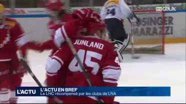 Le LHC récompensé par les clubs de LNA