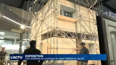 Les coulisses du montage du salon Habitat et Jardin