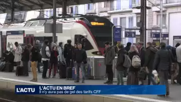Les tarifs des CFF ne seront pas gelés