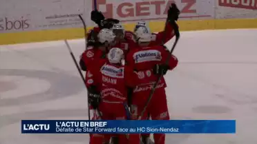 Star Forward s'incline face au HC Sion-Nendaz