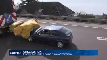 L'inattention reste la cause numéro 1 d'accident de la route