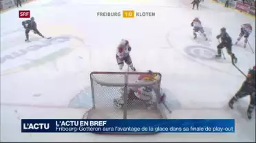 Fribourg-Gottéron aura l&#039;avantage de la glace en finale