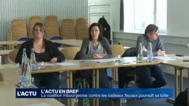 Une coalition fribourgeoise lutte contre les cadeaux fiscaux