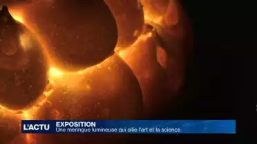 Une meringue lumineuse qui allie l&#039;art et la science