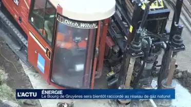 Le Bourg de Gruyères bientôt raccordé au gaz naturel