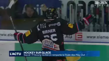 Sauvé ! Gottéron remporte la finale des Play-Out