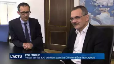 Retour sur 100 jours au Conseil d&#039;État fribourgeois