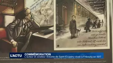 Sur les pas d&#039;Antoine de Saint-Exupéry à Fribourg