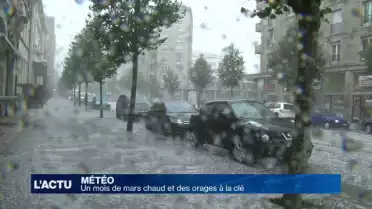 Un mois de mars chaud avec des orages à la clé