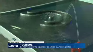 Le nouveau centre aquatique de Villars ouvre ses portes