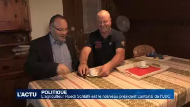 L&#039;agriculteur Ruedi Schläfli président cantonal de l&#039;UDC