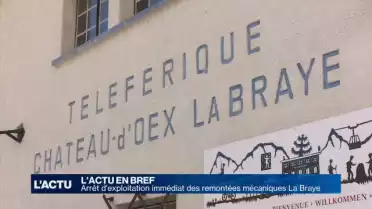 Arrêt d'exploitation des remontées mécaniques de la Braye