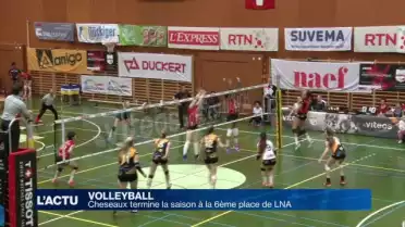 Volley : Cheseaux termine la saison à la 6e place