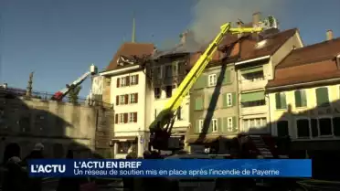 Incendie: la solidarité s'organise à Payerne