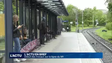 Début des travaux sur la ligne du M1