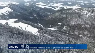 Des températures fraîches et de la grêle en ce début mai