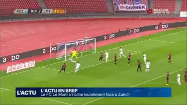 Le FC Le Mont s&#039;incline lourdement face à Zurich