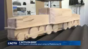 Oeuvre colossale pour orner la Plateforme 10