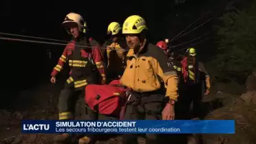 Simulation d'un accident de travail