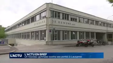 Un nouveau gymnase à Lausanne en juillet