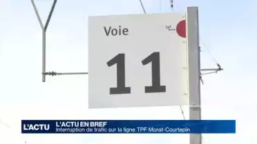 Trafic interrompu cet été entre Morat et Courtepin
