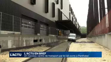 Nouveau centre de transport par le rail à Penthalaz