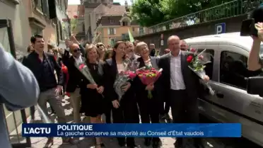 La gauche conserve la majorité au gouvernement vaudois