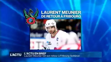 Laurent Meunier fait son retour à Fribourg Gottéron