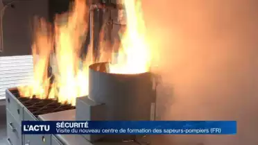 Visite du nouveau centre de formation des sapeurs-pompiers