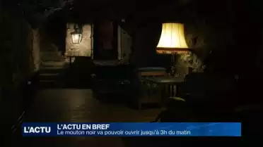 Le mouton noir va pouvoir ouvrir jusqu'à 3h du matin