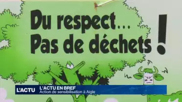 Une campagne de sensibilisation contre les déchets sauvages