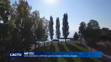 Une semaine rythmée par la chaleur et les orages