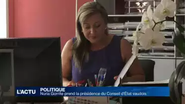 Nuria Gorrite prend la présidence du Conseil d’État vaudois