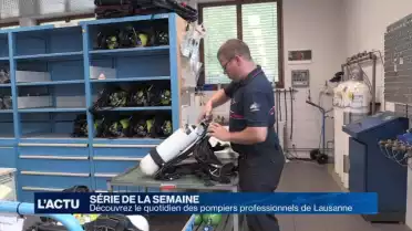 Découvrez le quotidien des pompiers de Lausanne 1/4