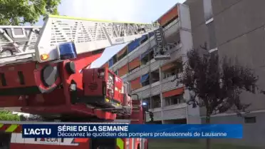 Découvrez le quotidien des pompiers de Lausanne 2/4