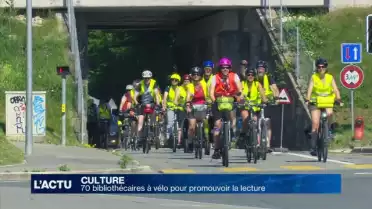70 bibliothécaires à vélo pour promouvoir la lecture