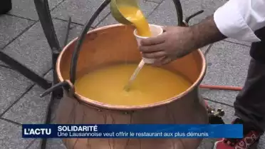 Une Lausannoise veut offrir le restaurant aux plus démunis